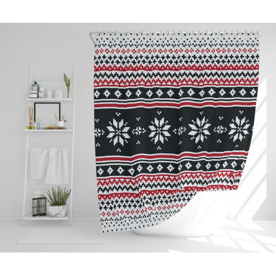 Conley Polyester Shower Curtain Set