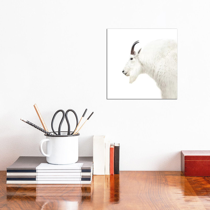 Mountain Goat Square by Monika Strigel - Wrapped Canvas Print, 30.48 cm H x 30.48 cm W