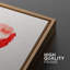 «Watercolor Red Poppy Minimalist», 2 pièces-98554044-98554043
