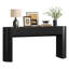 Console 55 po Tambour avec plateau de table ovale pour vestibule de vestibule-484922438-492933686