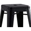 Ensemble de 2 tabourets de bar sans dossier, légers, industriels, contemporains, rustiques, rétro, costaux, en métal, sans dossier et 4 pieds (ensemble de 2)-752792596-752792594