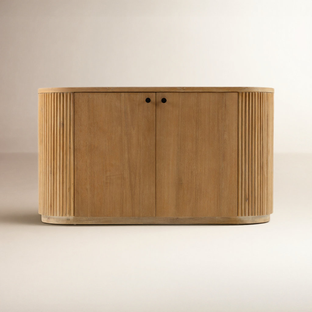 Fitzroy - Modern Natural Acacia Buffet Joss & Main