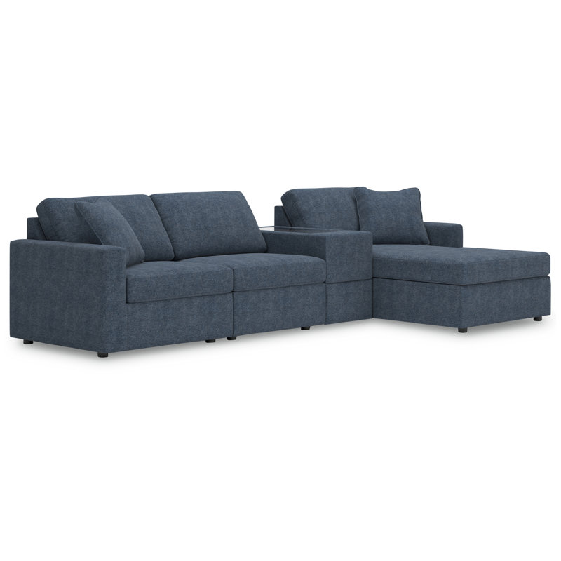 Canapé modulaire 4 pièces avec méridienne Modmax, Orienté à droite