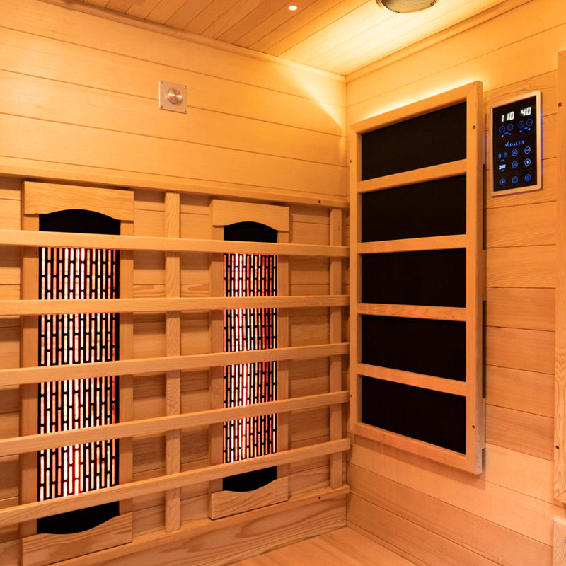 3 Person Hybrid Sauna With Traditional & Full Spectrum Infrared Complete Heat
