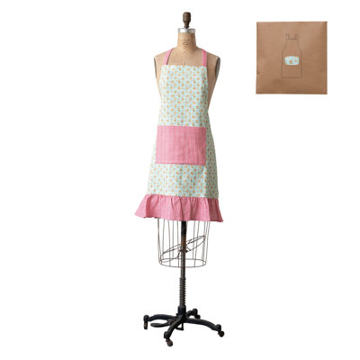 Christmas Ruffle & Cookie Cotton Apron