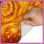 Tapis de bain Golden Swirling-898789837
