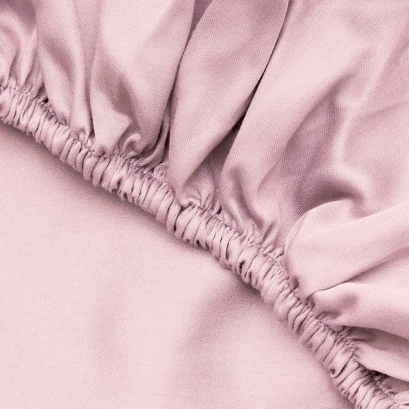 Drap-housse en satin, Drap-housse de taille très grand, Rose