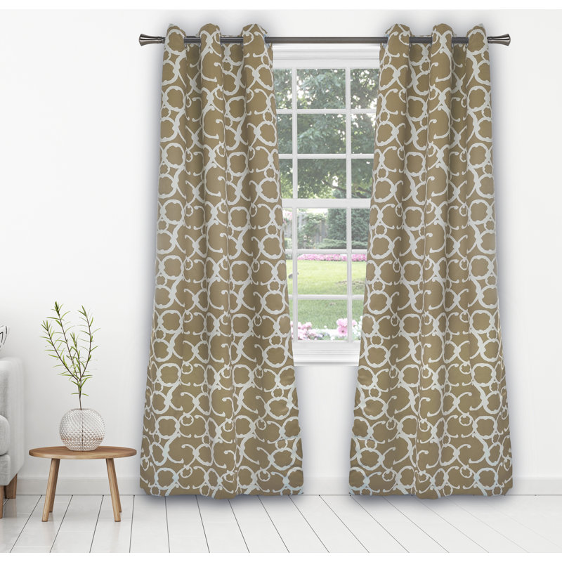 Paire de rideaux occultant avec œillets Stonehaven, Taupe