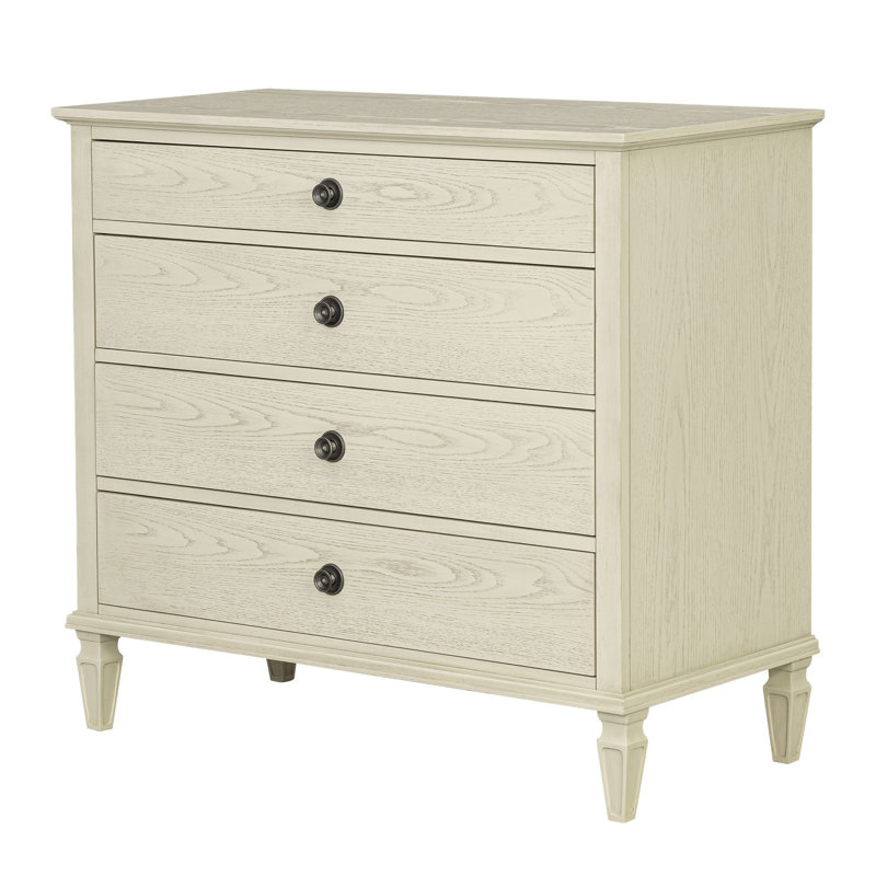 Victoria 40" 4-Drawer Dresser, Antique Cream
