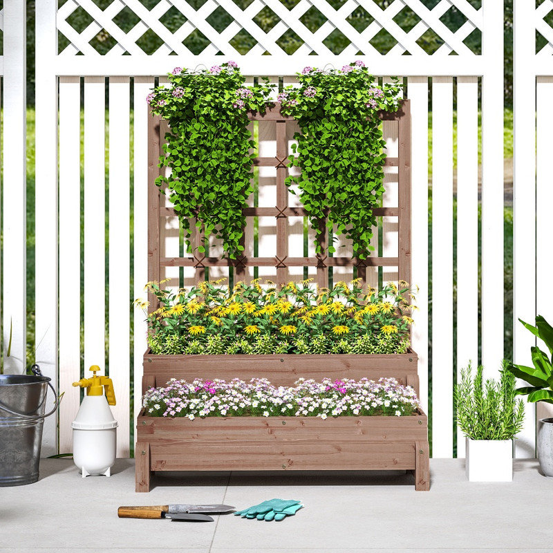 Planter, Brown, 2