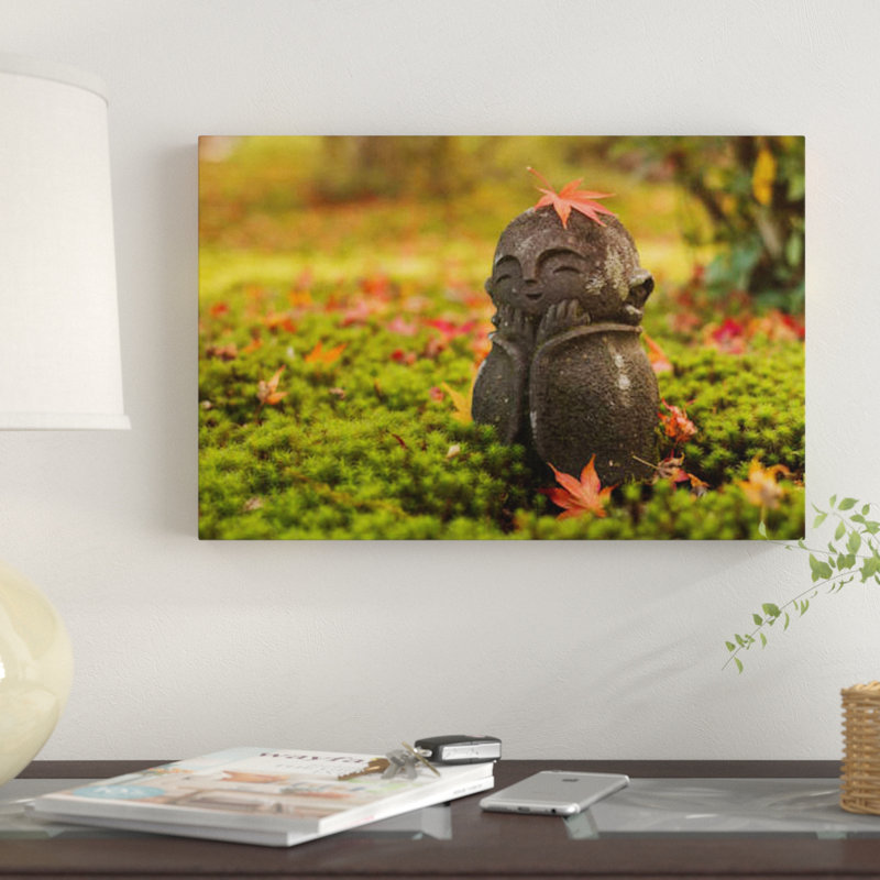 «Autumn in Japon XXVII», reproduction d'impression sur toile, H 12 po x l 18 po x P 1,5 po, Pas de tapis, Toile tendue