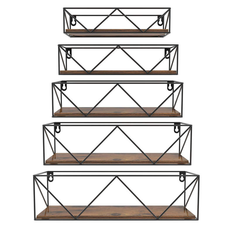 Biram Floating Shelf, Brown