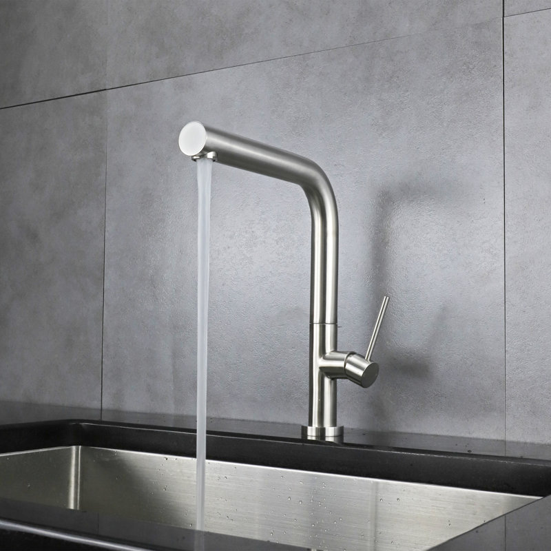 Robinet pour salle de bain à poignée simple
