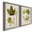 Toile avec cadre gris