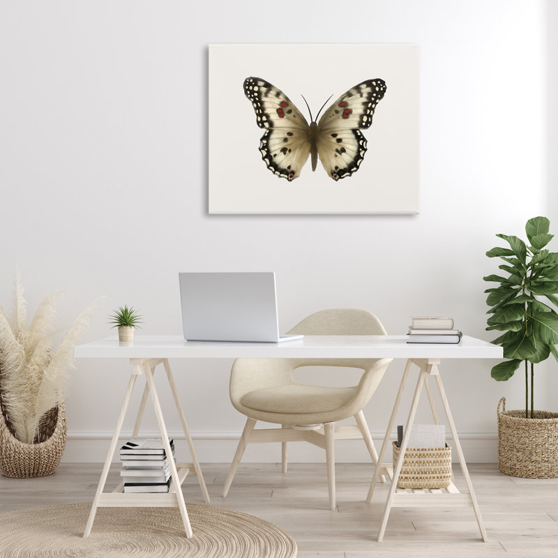 Art mural sur toile symétrique brun clair par Elizabeth Medley, H 30 po x l 40 po