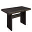 Ensemble de salle à manger 7 pièces Gold & Rustic Espresso Finish