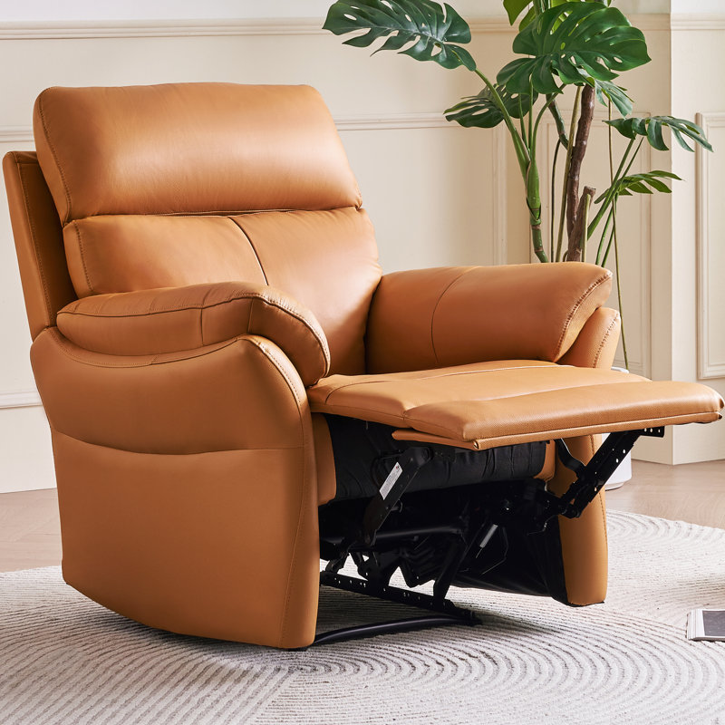 Fauteuil inclinable 33 po Latari, Jaune