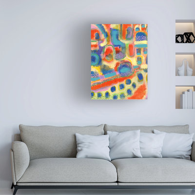 Art sur toile Nikki Galapon «Village I»