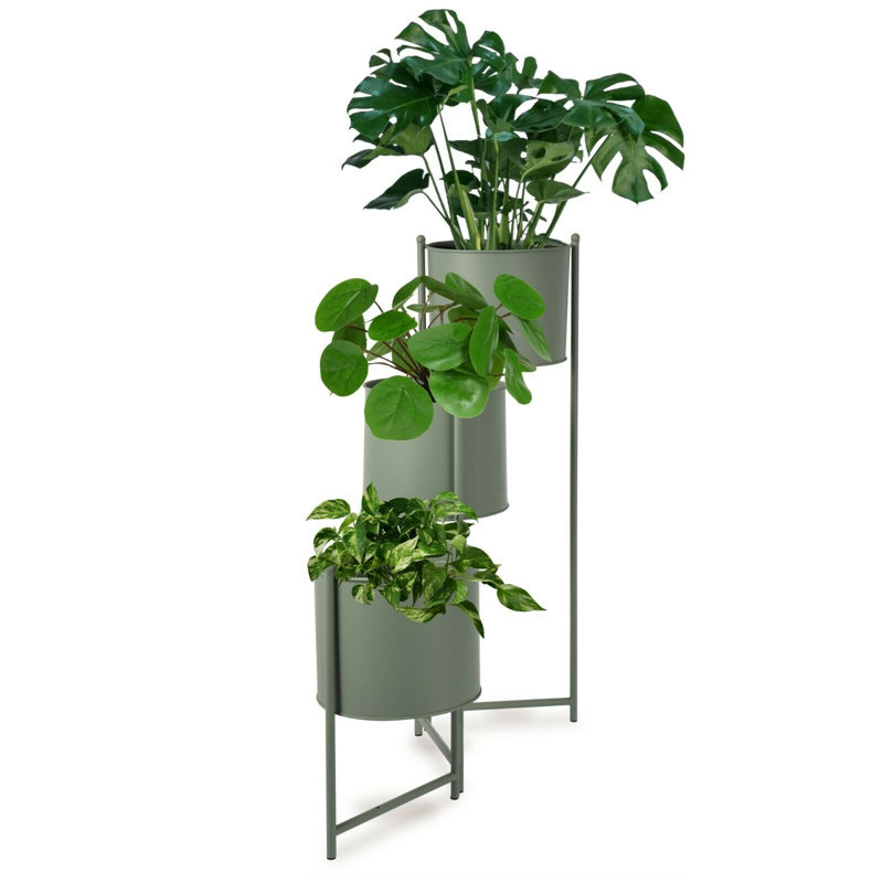 Lefebre Metal Planter Box, Green