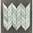 Leaf Pattern Marble Novelty Mosaic Tile-113459198
