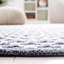 Tapis gris / ivoire en coton tissé à plat Montauk-199918691