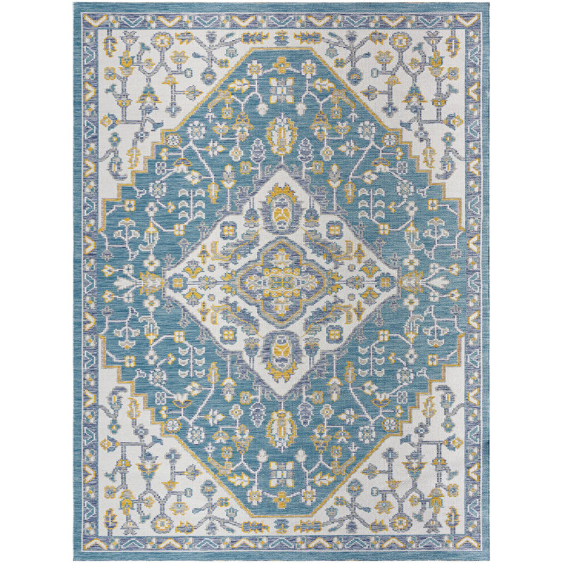Rickel Oriental Rug, Rectangle 5'2" x 7'
