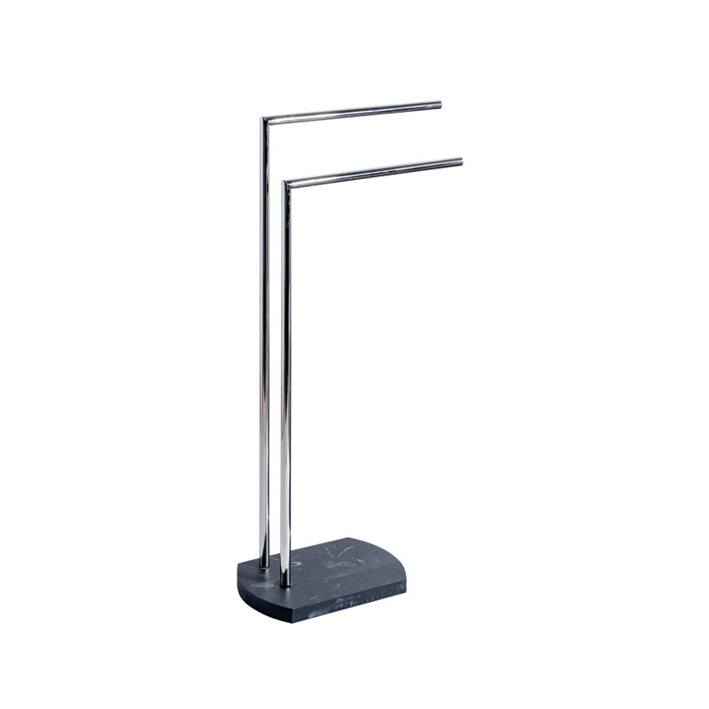 Cvetko 2 Freestanding Towel Stand, Dark Blue