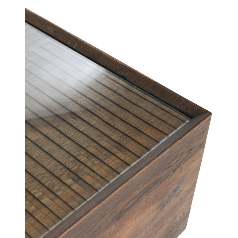 Santa Barbara 49" Brown Wood Coffee Table
