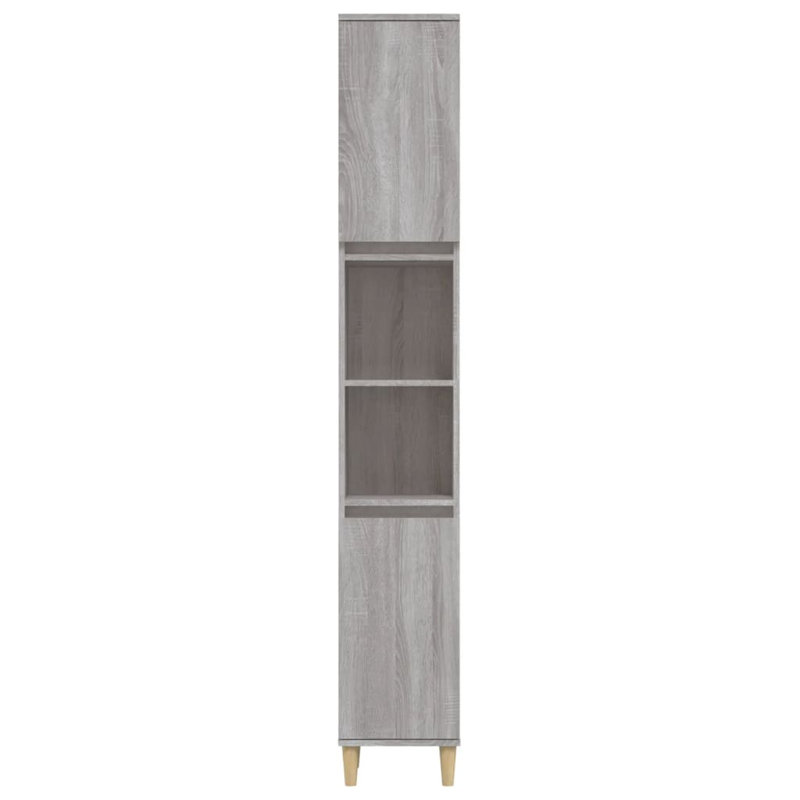 Lamonique Freestanding Bathroom Cabinet, Light Grey