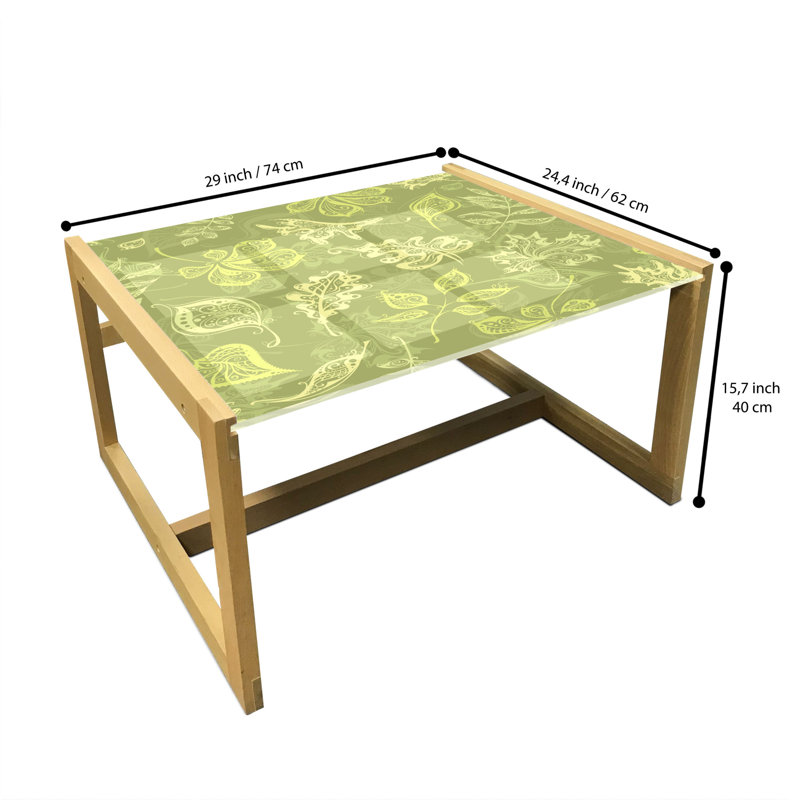 Isalia Sled Coffee Table, 62cm H x 74cm W x 40cm D