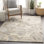 Tapis taupe en laine touffeté à la main Elsberry