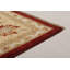 Tapis unique en laine noué à la main rouge / brun 9 pi 2 po x 12 pi années 2010 Peninah