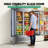 Coolski 40 in. 33.5 cu. ft. Auto / Cycle Defrost 2-Glass Door Commercial Reach In Display Upright Freezer in Stainless Steel