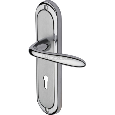 Heritage Brass Heritage Door Handle Lever Lock Henley Design