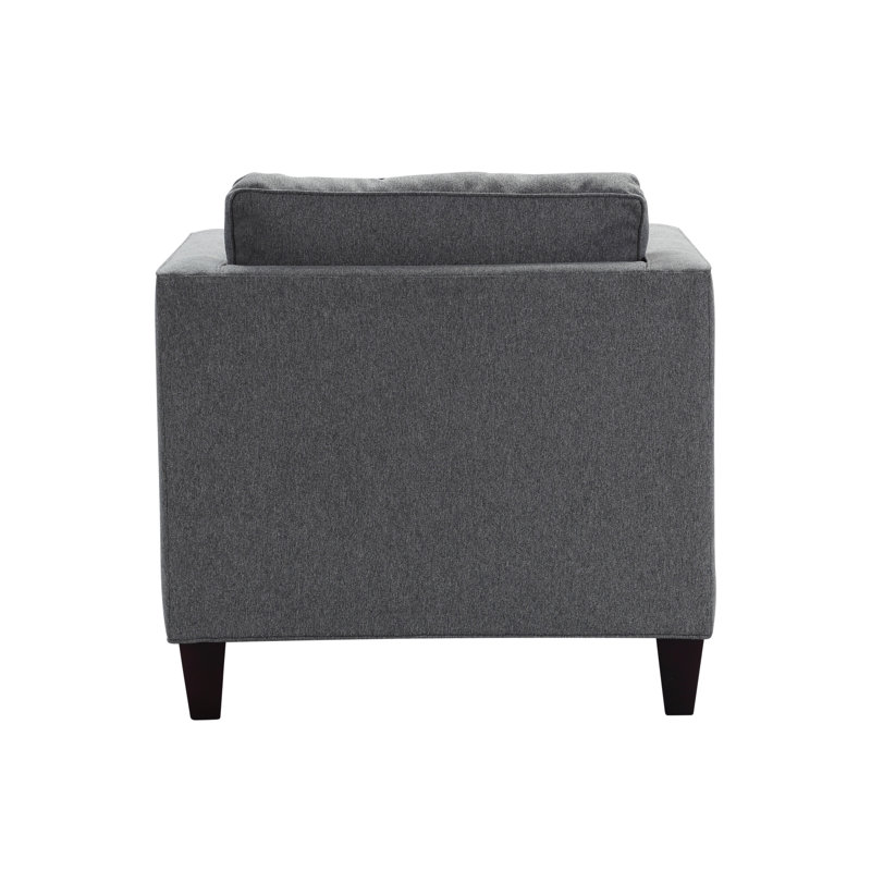 Fauteuil de 37 po de large Pudalov, Minéral Crafty