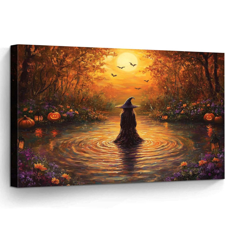 Lake Halloween Vintage Spooky Decor 30x45cm