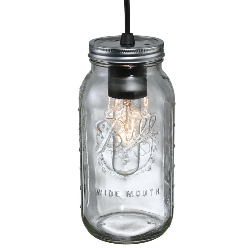 Mason Jar 1 - Light Pendant