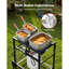 Chariot de cuisine à friture 18QTx2