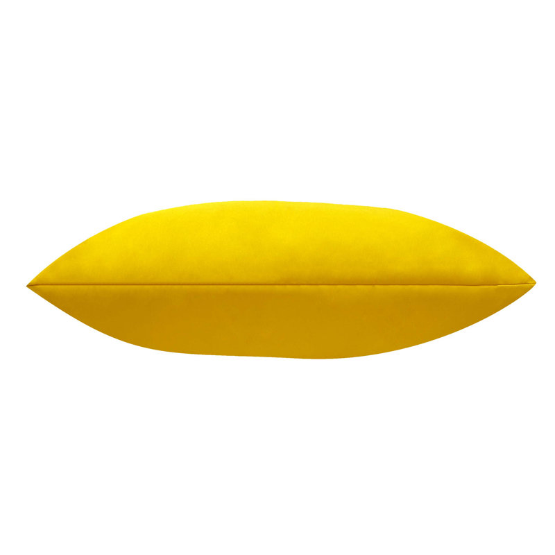 Indoor / Outdoor Square Cushion Cover, Yellow, Polyester