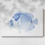 «Blue and White Tropical Fish IV», toile tendue avec châssis-1051393962