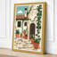Mediterranean Courtyard Coastal - Wrapped Canvas-1360863534-1360863532