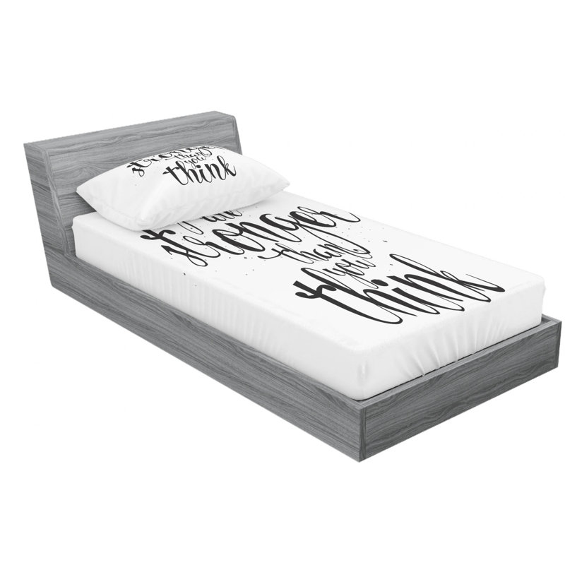 Microfiber Sheet Set, Twin XL Sheet Set with Fitted Sheet