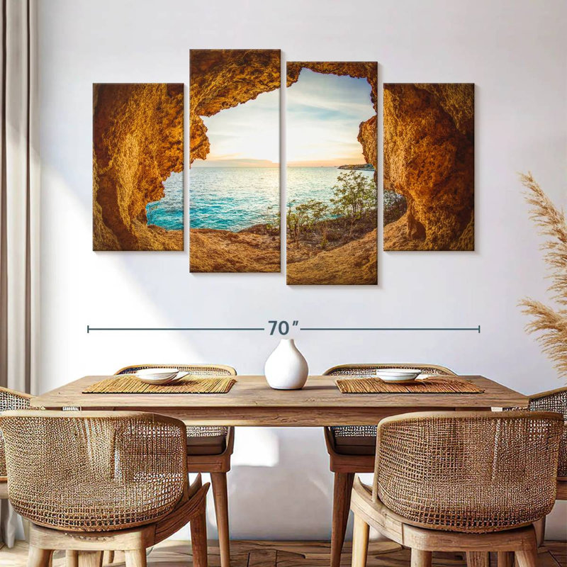 Bonaire Ocean Landscape, 42" H x 68" W