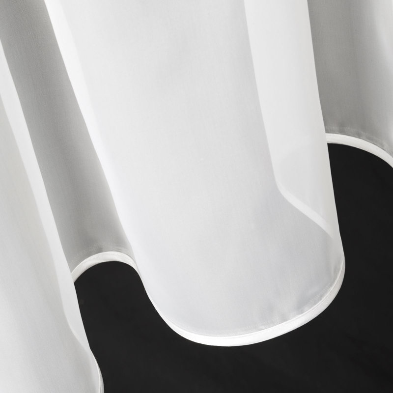 Neysa Slot Top Semi Sheer Curtain