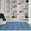 Tapis bleu foncé tissé à la main Gafton