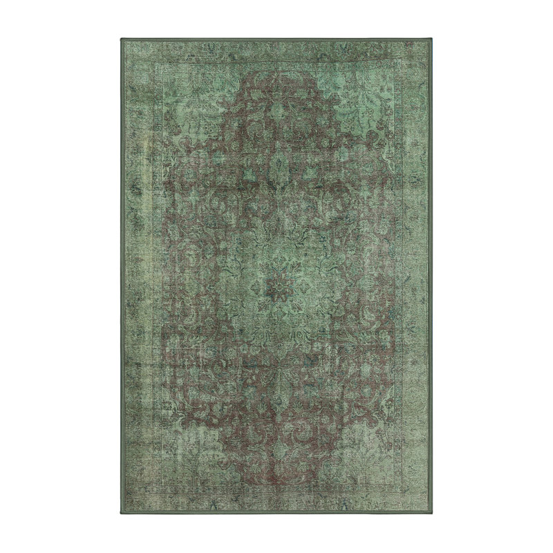 Tapis oriental vert Howze, Rectangle 8 pi x 12 pi