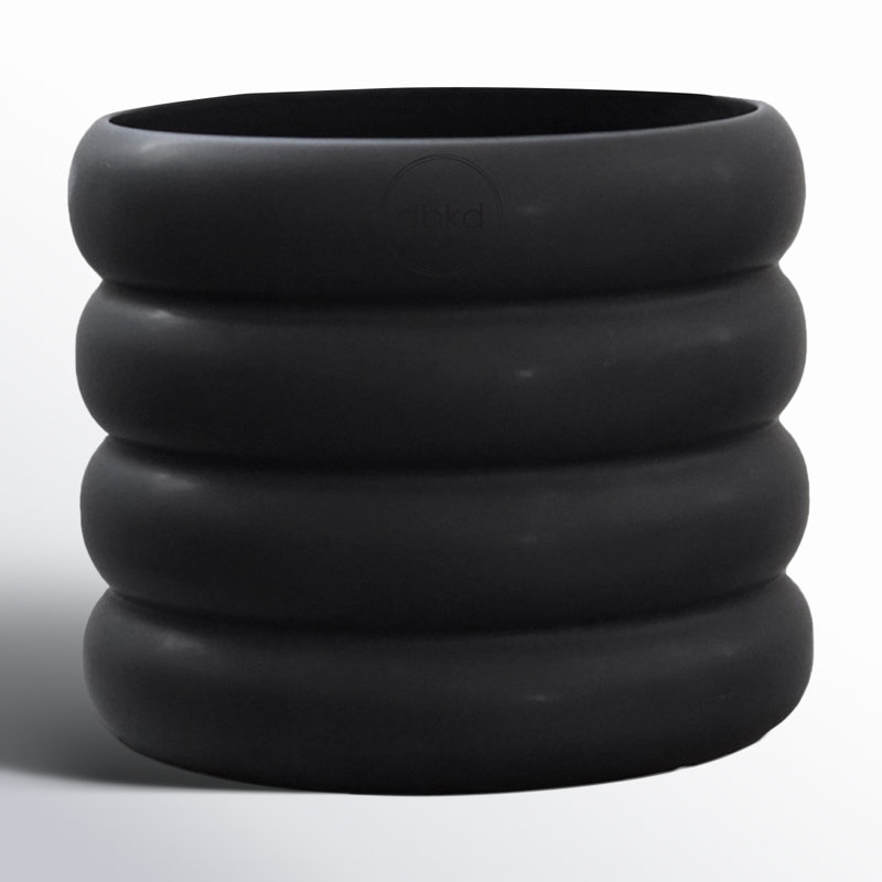 Ceramic Table Vase, 5.12" H x 5.51" W x 5.51" D