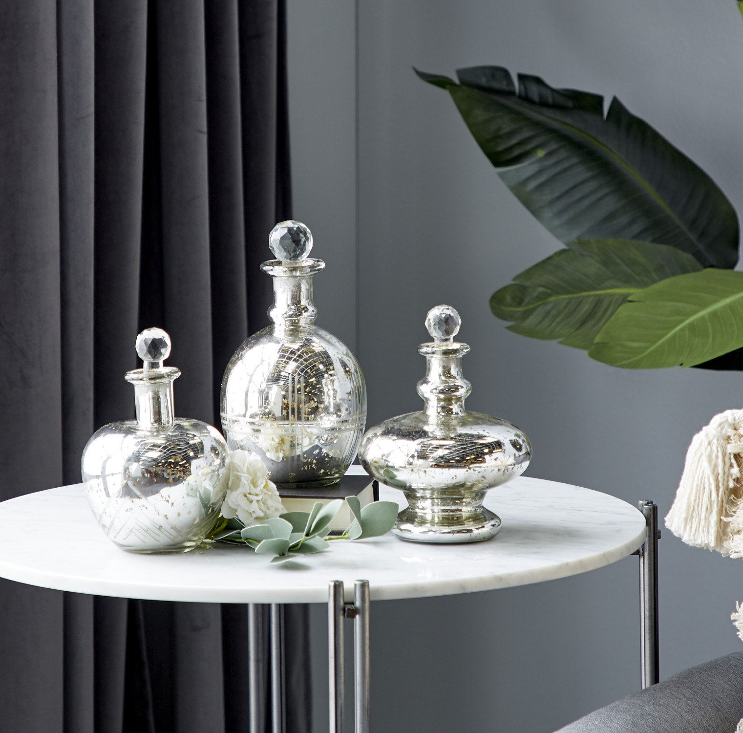 Decorative Glass Jar Set