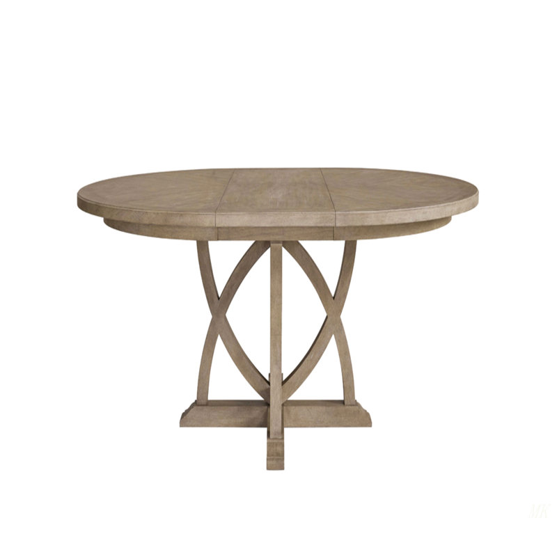 Table de salle à manger ronde extensible