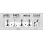 Aralda Metal Wall 4 - Hook Wall Mounted Coat Rack-881081245